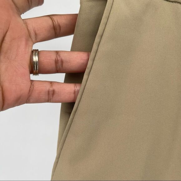 IZOD X-Treme Function Cool FX Creme Khaki Men’s Flat Front Golf Pants 38 x 30 - Picture 4 of 17